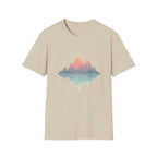 Retro Peaks Reflection T-Shirt | Minimal Nature Tee