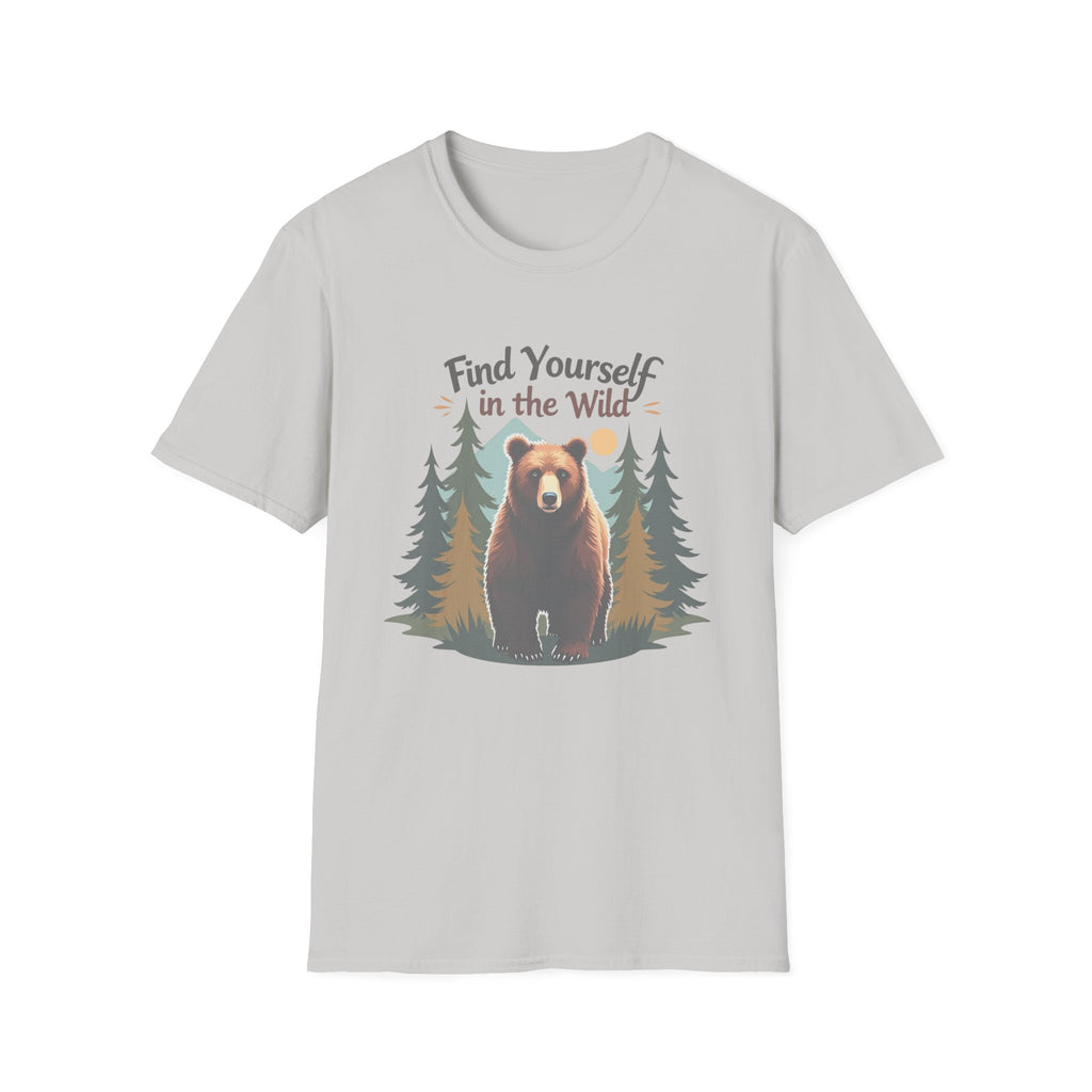Find Yourself in the Wild | Grizzly Bear Adventure T-Shirt