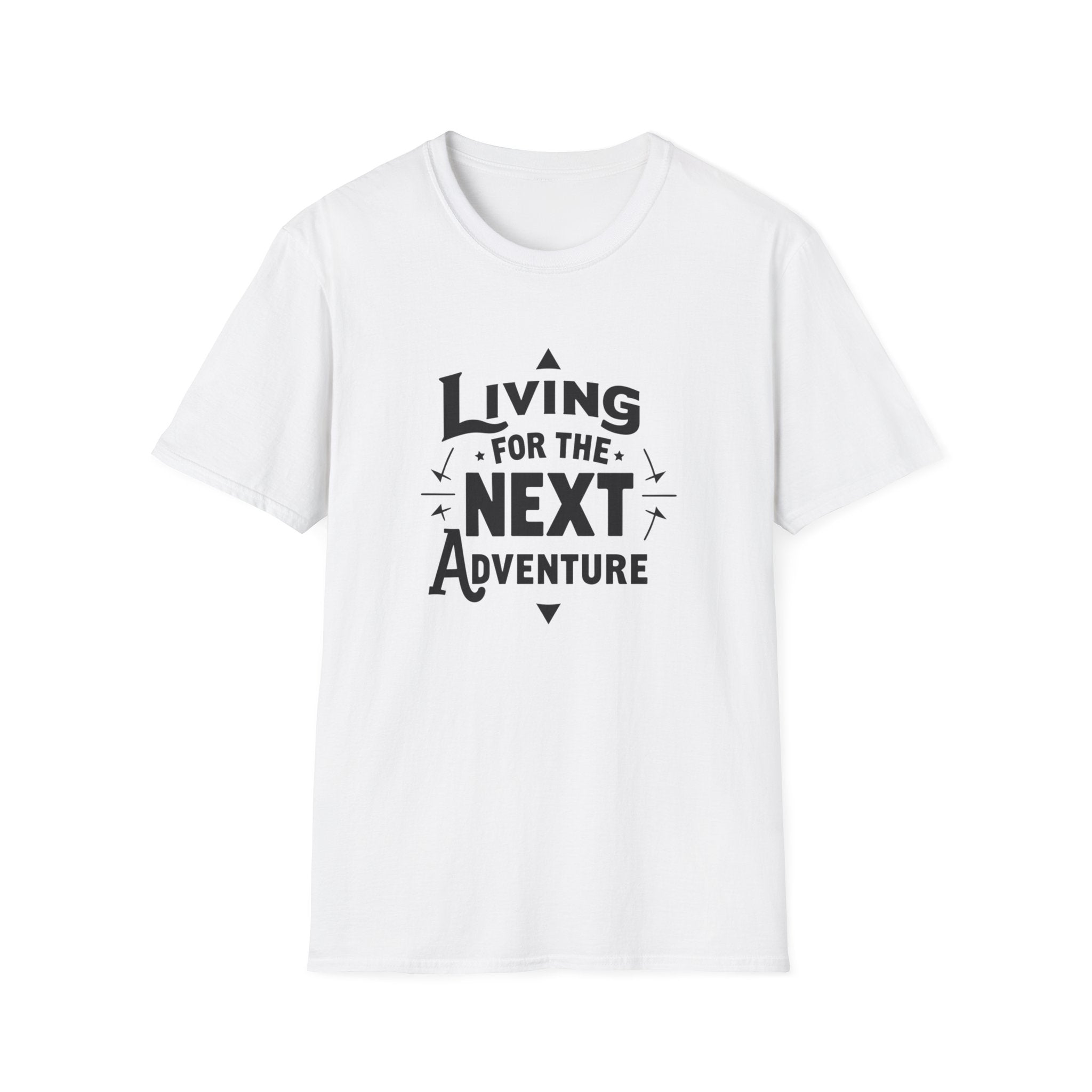 Living for the Next Adventure T-Shirt | Travel Quote Tee