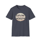 Explore Beyond the Horizon T-Shirt | Adventure Compass Graphic
