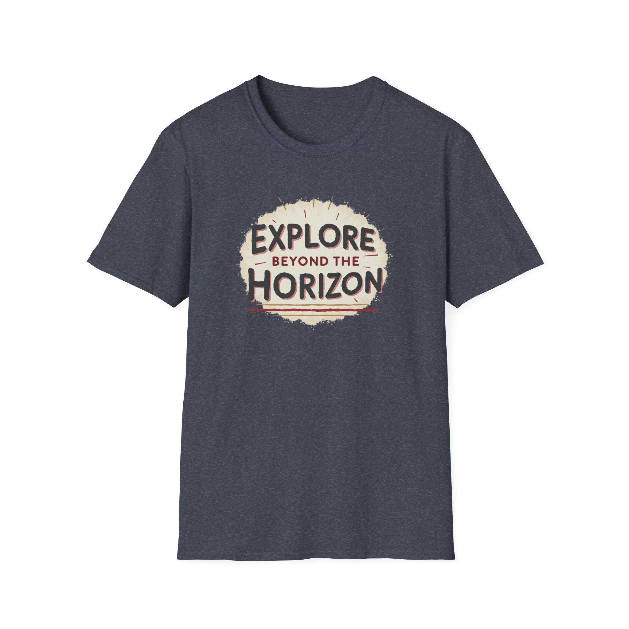 Explore Beyond the Horizon T-Shirt | Adventure Compass Graphic