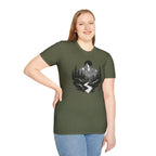 Mountain Landscape T-Shirt | Forest River Night Scene