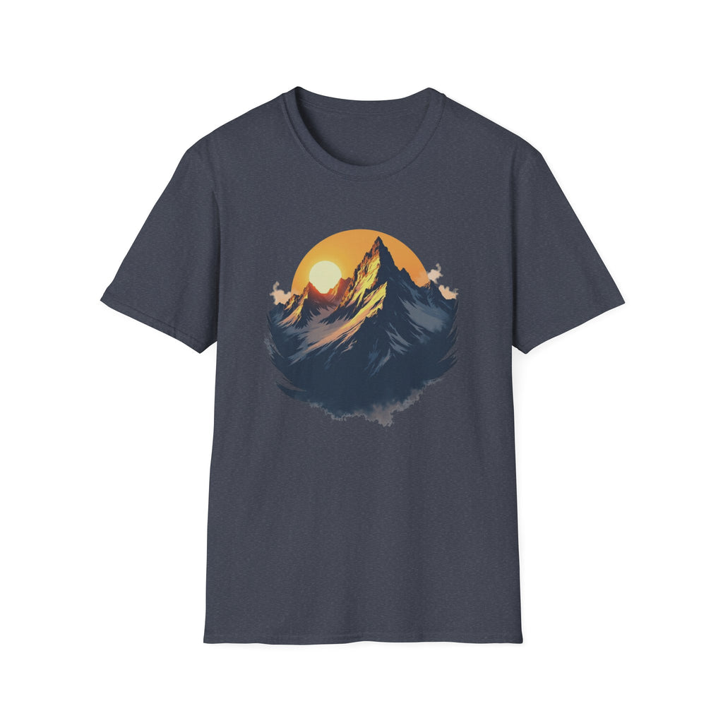 Golden Horizon T-Shirt | Scenic Mountain Graphic Tee