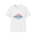 Retro Peaks Reflection T-Shirt | Minimal Nature Tee