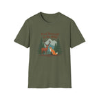 Find Yourself in the Wild | Deer and Fox Forest Adventure T-Shirt