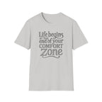 Life Begins at the End of Your Comfort Zone Etched | Motivational Quote
