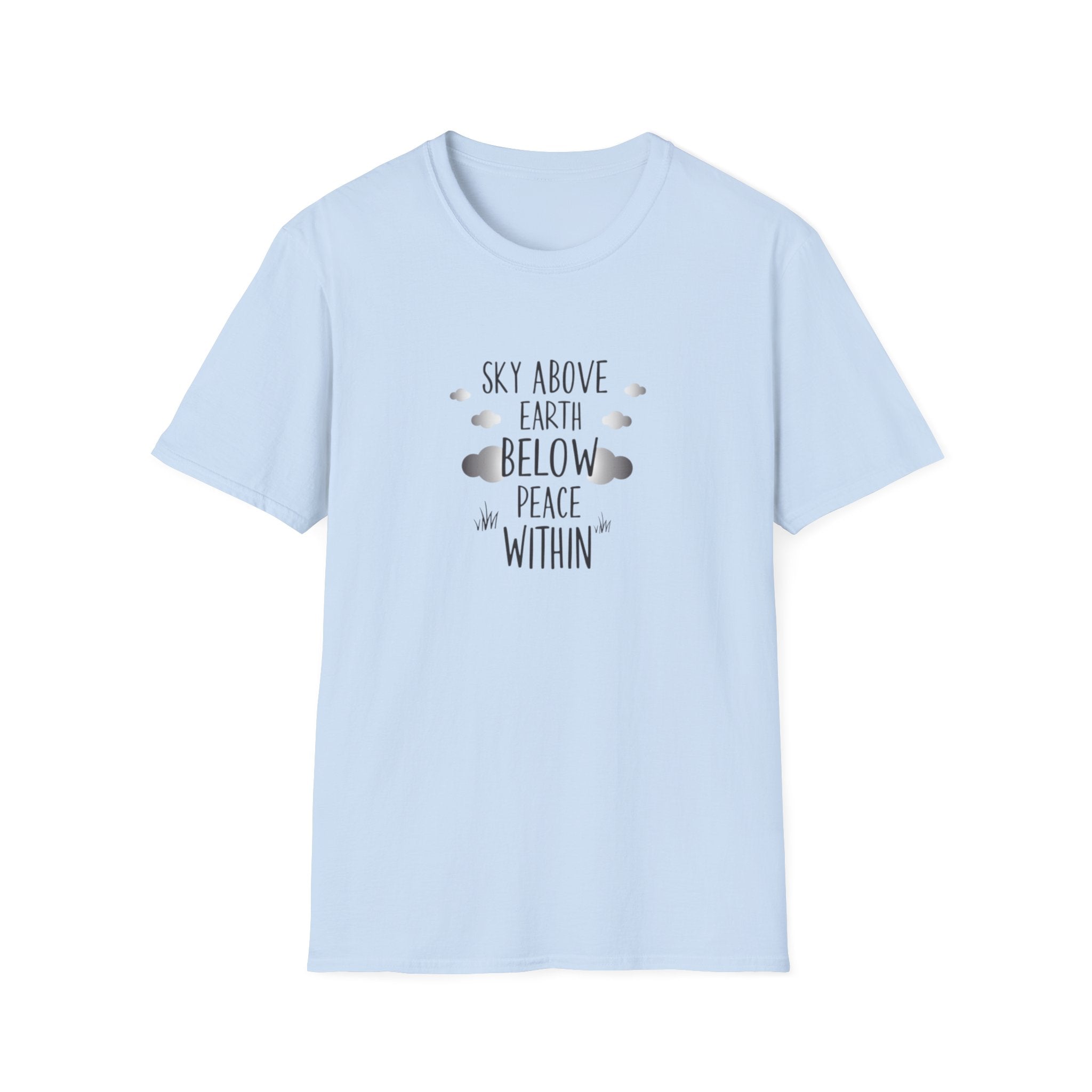 Sky Above Earth Below Peace Within T-Shirt | Boho