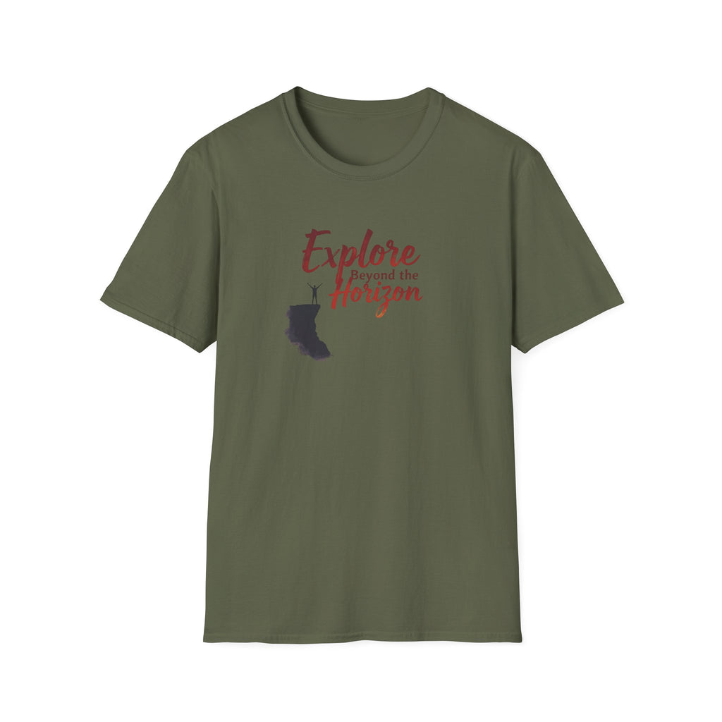 Explore Beyond the Horizon T-Shirt | Adventure Silhouette