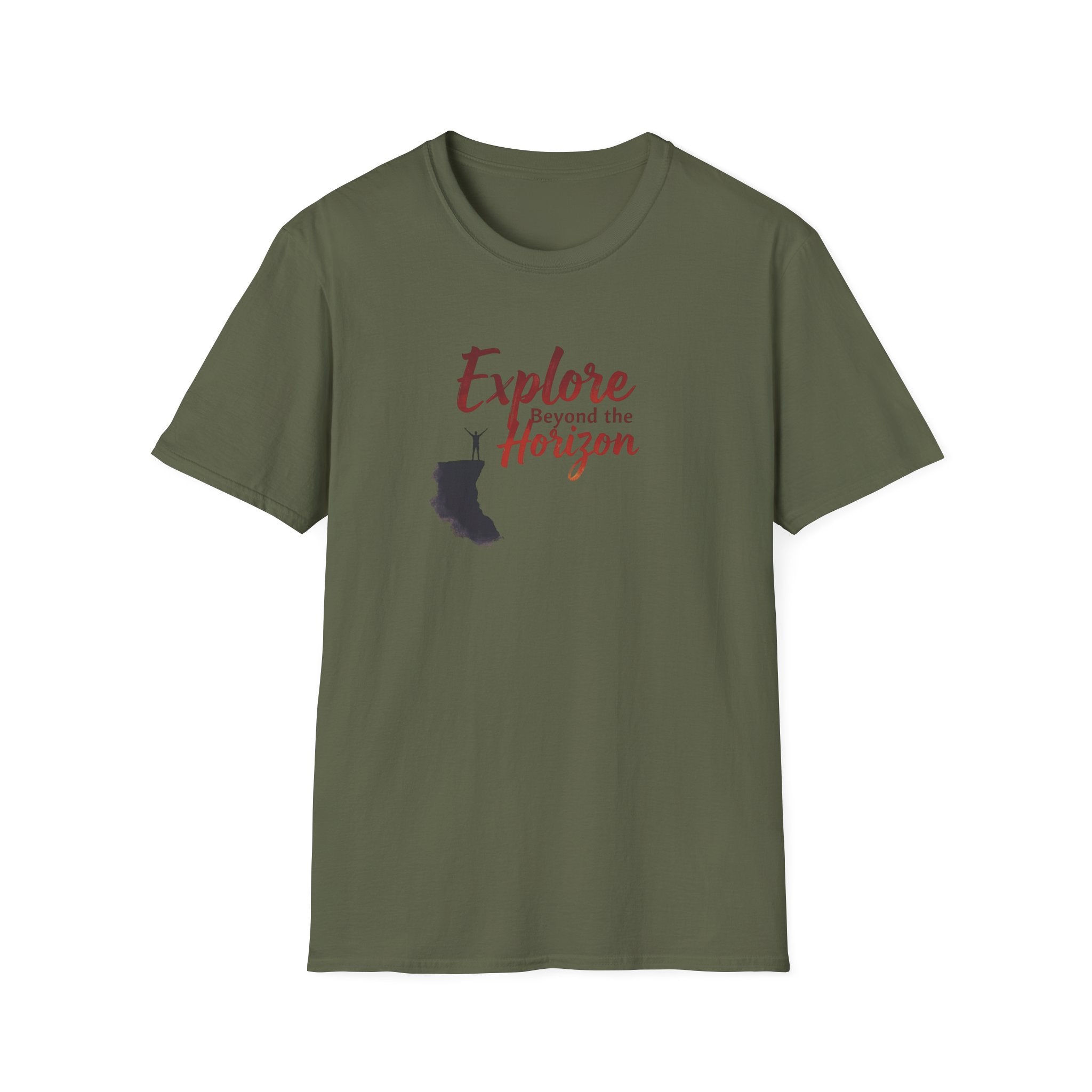 Explore Beyond the Horizon T-Shirt | Adventure Silhouette