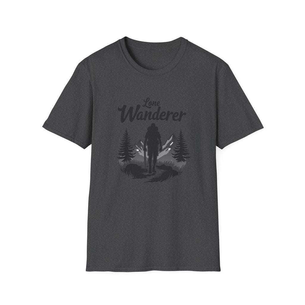 Lone Wanderer T-Shirt | Hiking Forest Silhouette