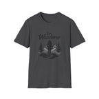 Lone Wanderer T-Shirt | Hiking Forest Silhouette