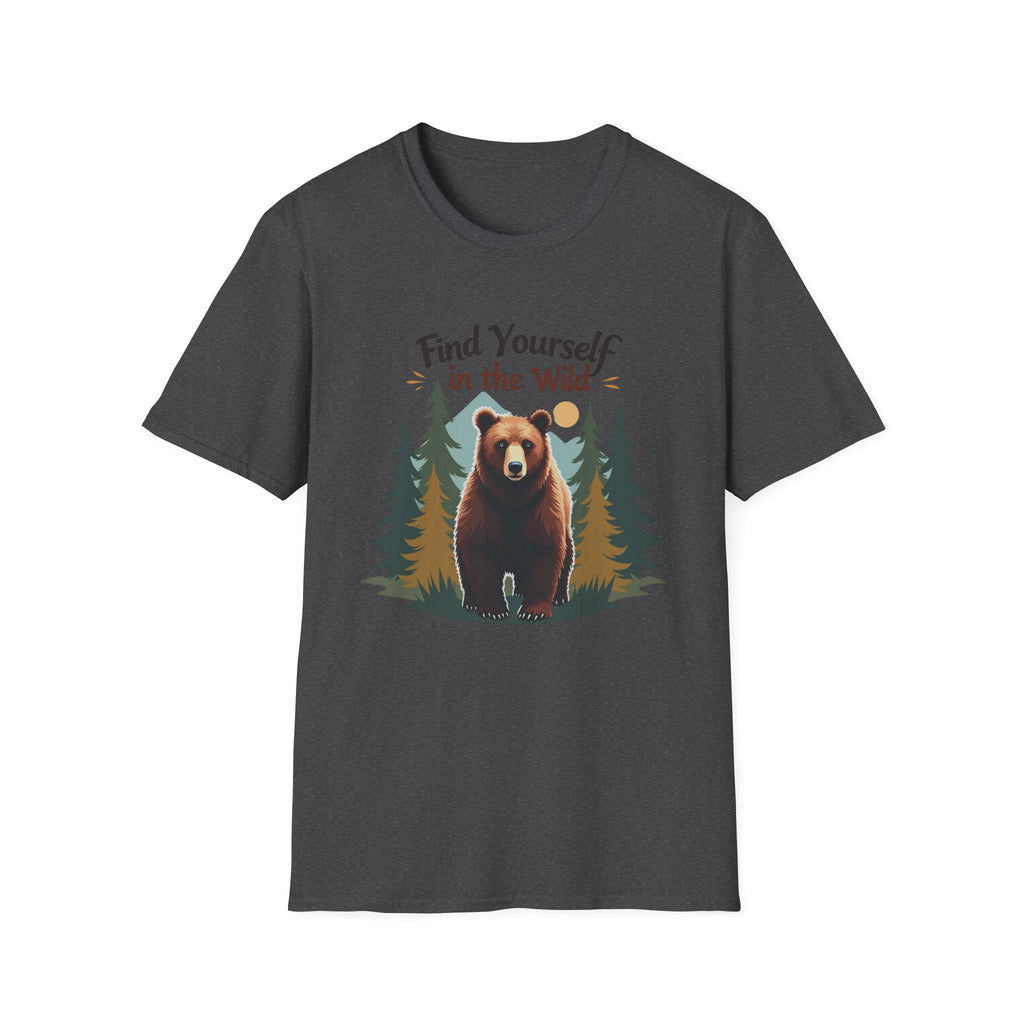 Find Yourself in the Wild | Grizzly Bear Adventure T-Shirt