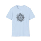 Compass Tattoo Style T-Shirt | Navigation Design