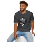 Mountain Landscape T-Shirt | Forest River Night Scene