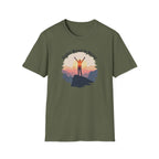Explore Beyond the Horizon T-Shirt | Mountain Sunset Adventure