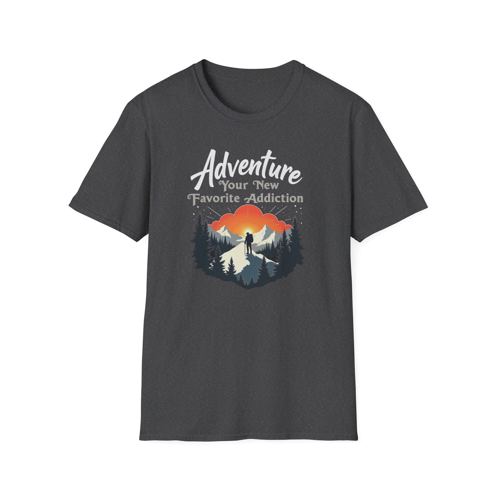 Sunset Hiker Landscape T-Shirt | Your New Favorite Addiction