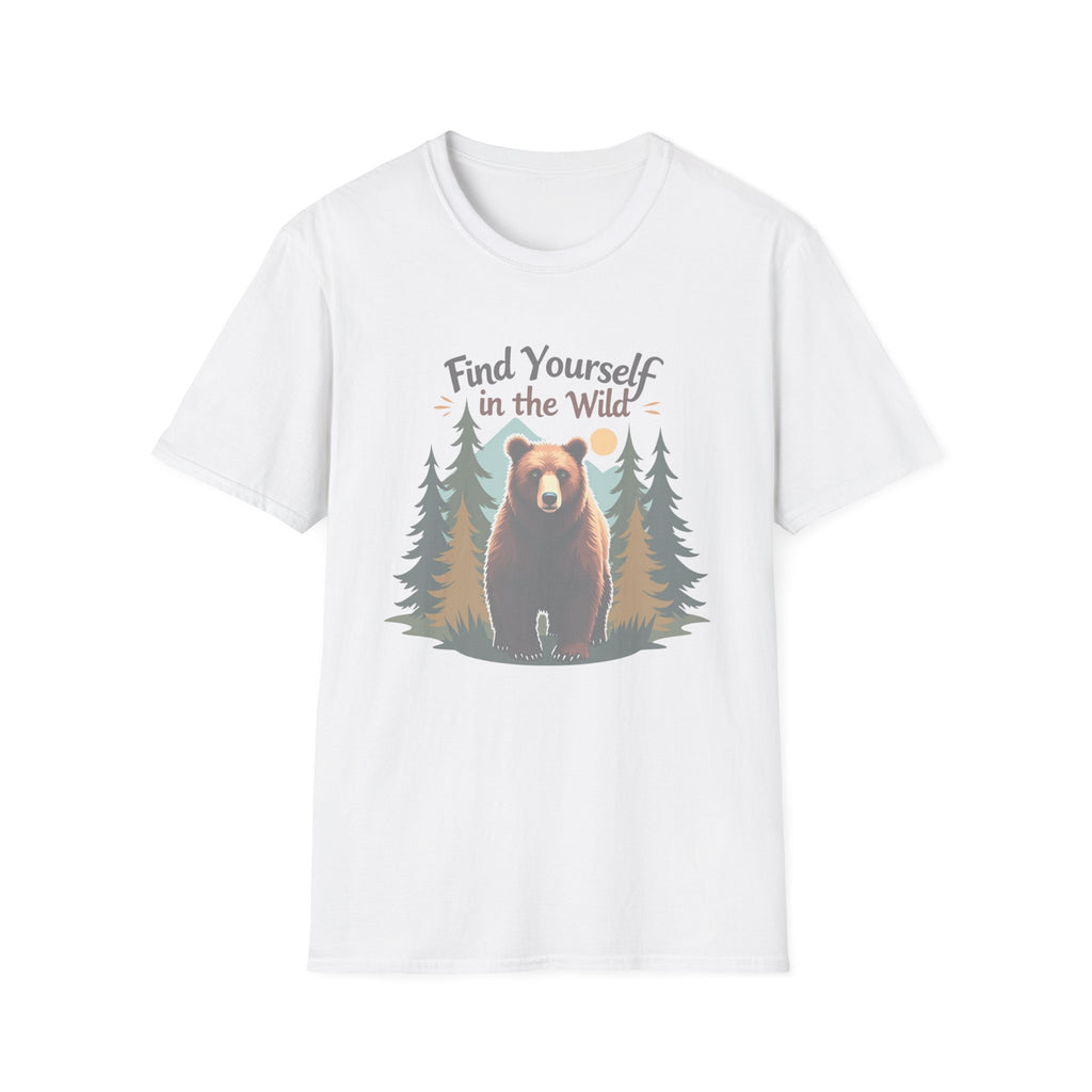 Find Yourself in the Wild | Grizzly Bear Adventure T-Shirt