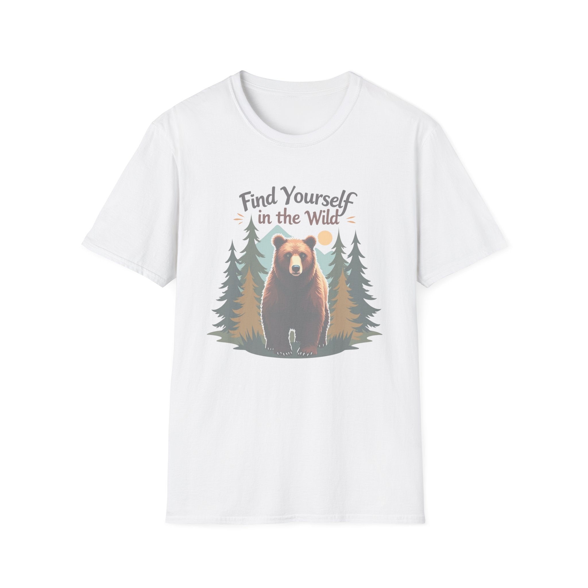 Find Yourself in the Wild | Grizzly Bear Adventure T-Shirt
