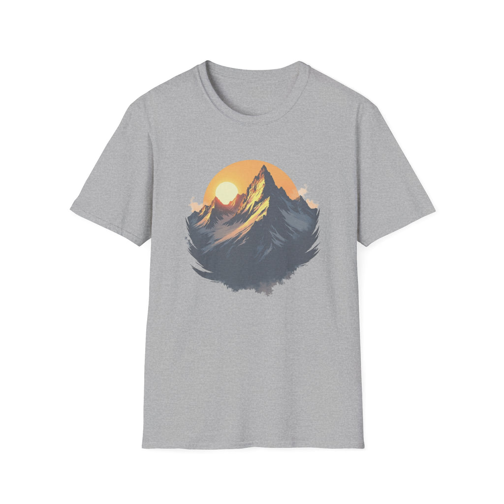 Golden Horizon T-Shirt | Scenic Mountain Graphic Tee