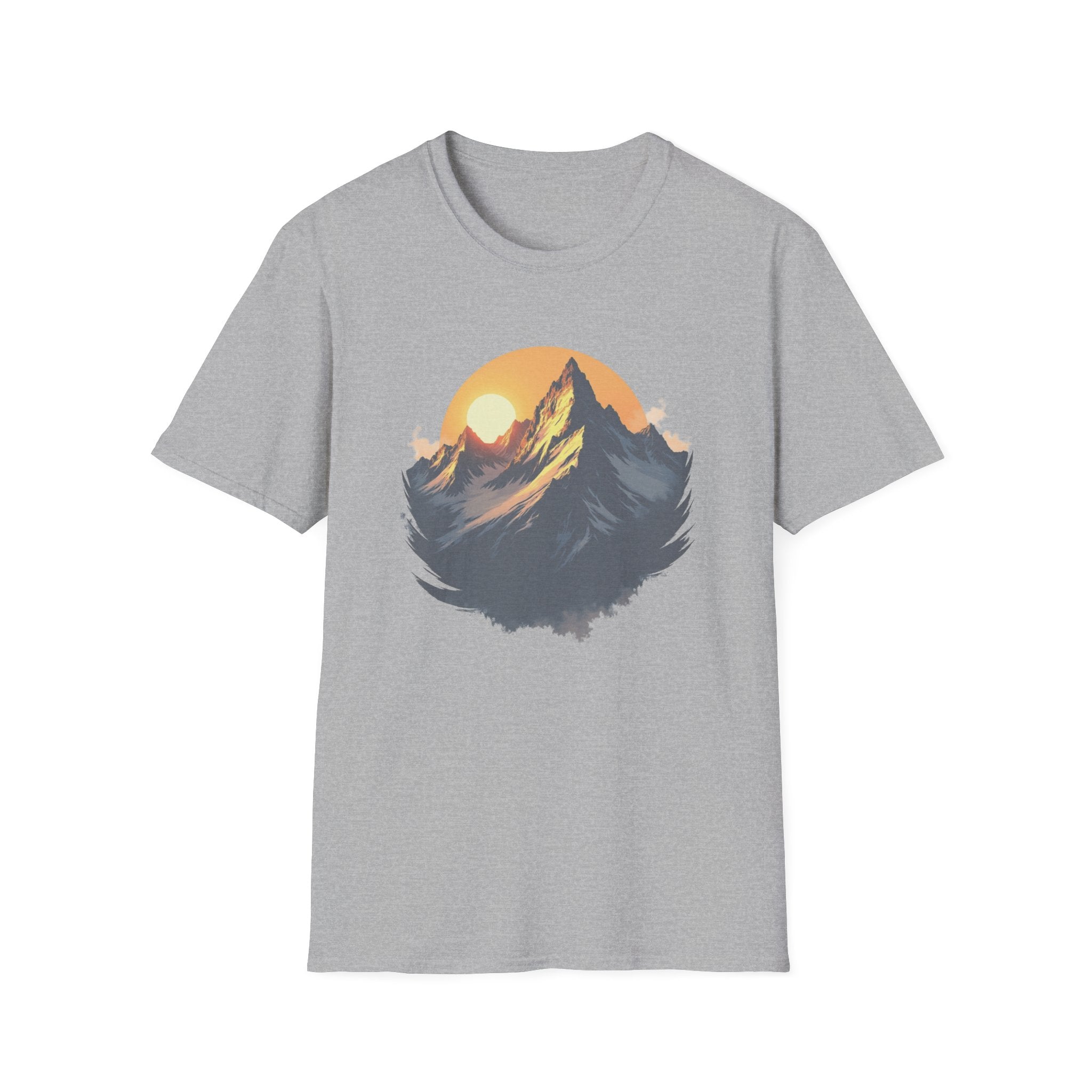 Golden Horizon T-Shirt | Scenic Mountain Graphic Tee
