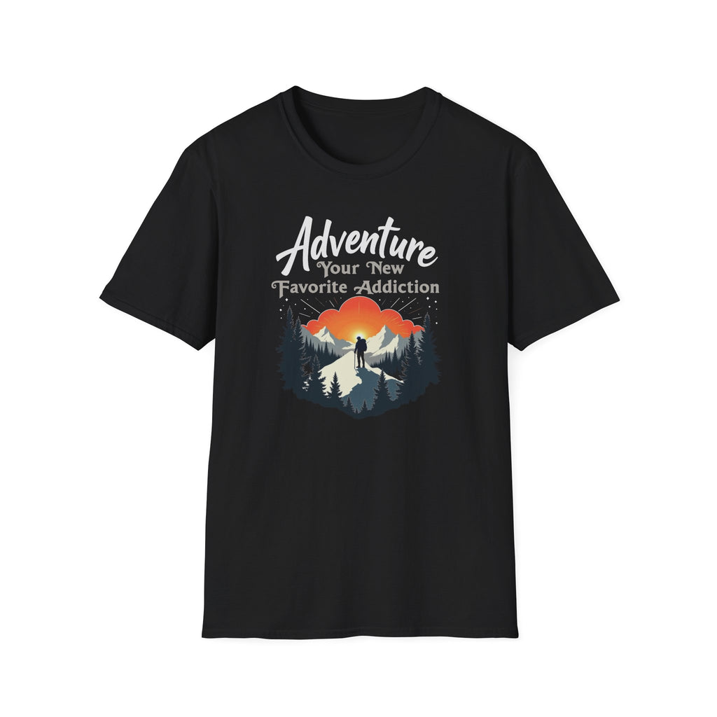 Sunset Hiker Landscape T-Shirt | Your New Favorite Addiction