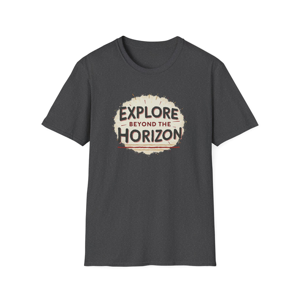 Explore Beyond the Horizon T-Shirt | Adventure Compass Graphic
