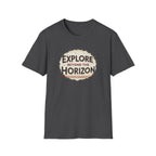 Explore Beyond the Horizon T-Shirt | Adventure Compass Graphic