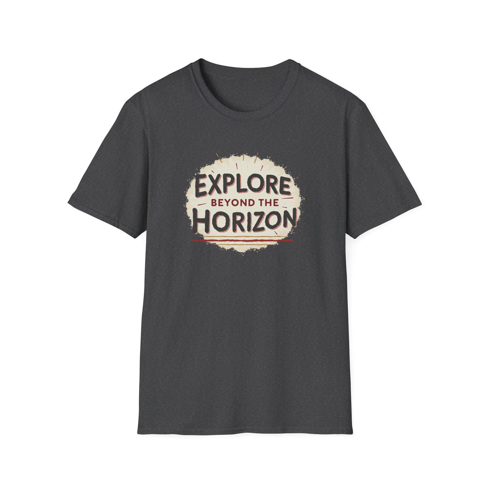 Explore Beyond the Horizon T-Shirt | Adventure Compass Graphic