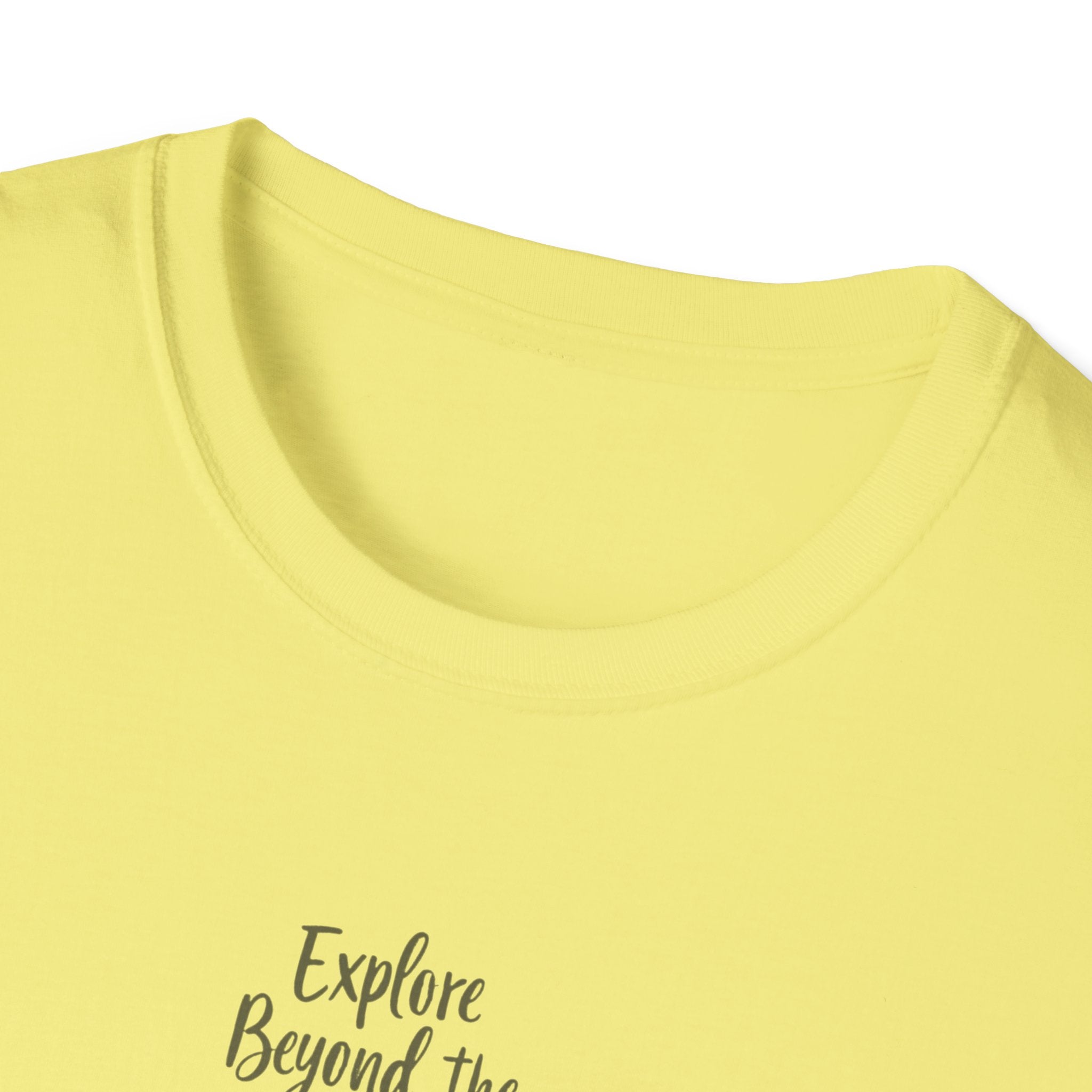 Explore Beyond the Horizon T-Shirt | Sunset Silhouette Adventure