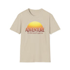 Adventure Your New Favorite Addiction Retro Horizon Typography T-Shirt