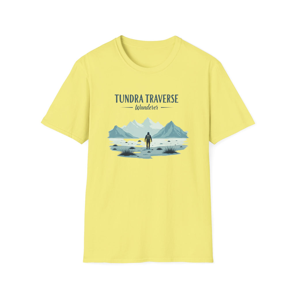 Tundra Traverse Wanderer T-Shirt | Mountain Hiker Graphic Tee