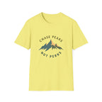 Chase Peaks Not Perks T-Shirt | Mountain Graphic, Outdoor Adventure