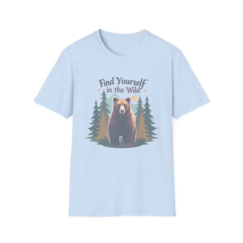 Find Yourself in the Wild | Grizzly Bear Adventure T-Shirt