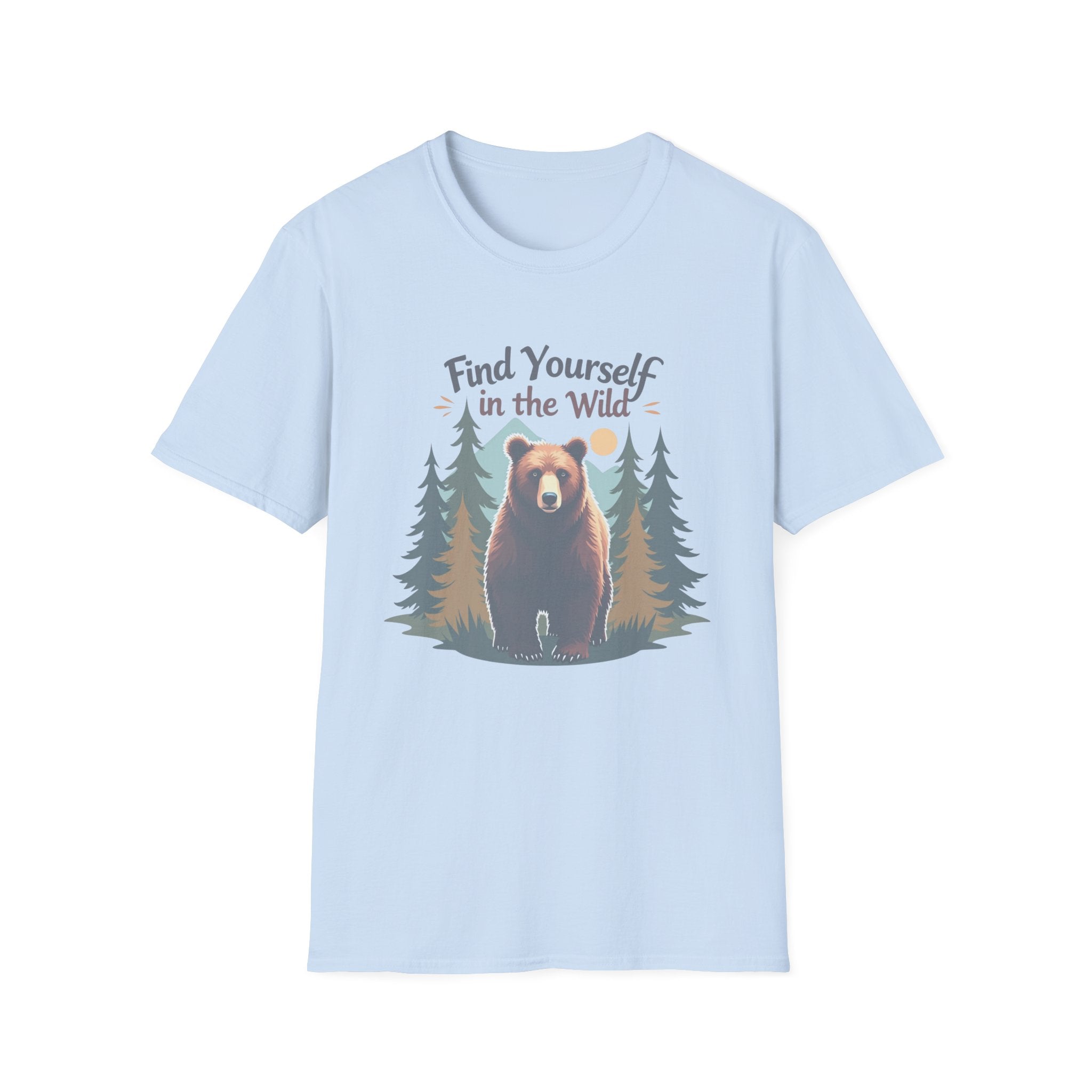 Find Yourself in the Wild | Grizzly Bear Adventure T-Shirt
