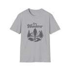 Lone Wanderer T-Shirt | Hiking Forest Silhouette