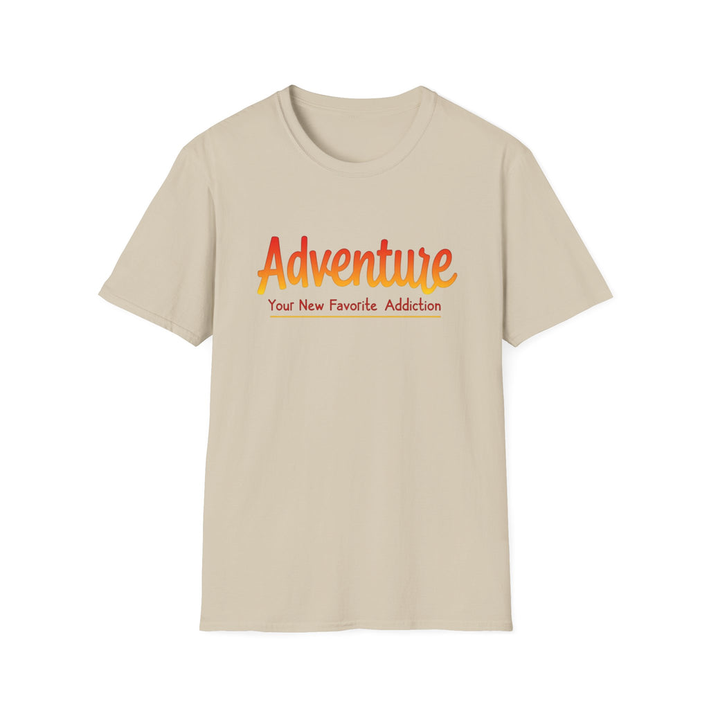 Adventure Your New Favorite Addiction T-Shirt | Retro Script Tee