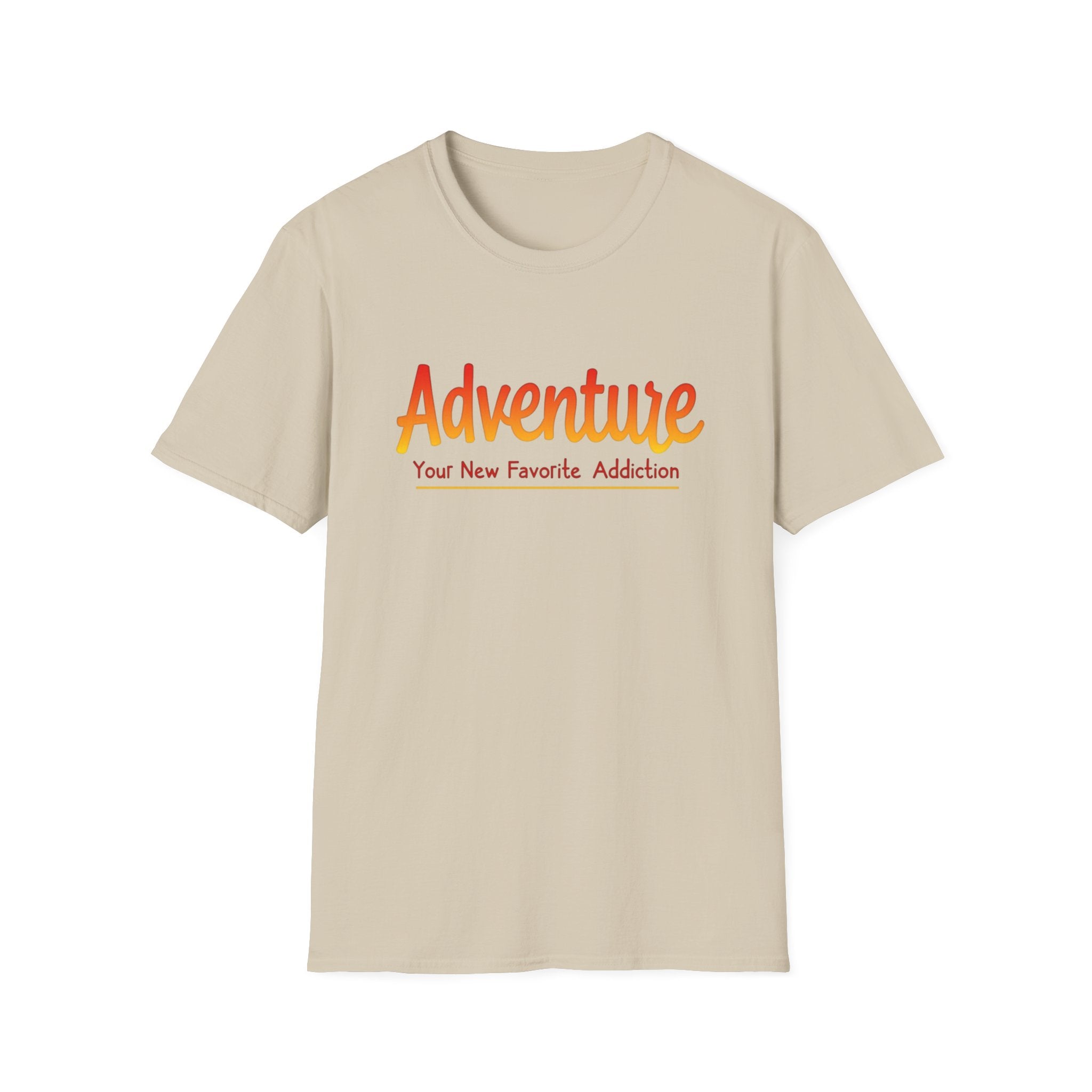 Adventure Your New Favorite Addiction T-Shirt | Retro Script Tee