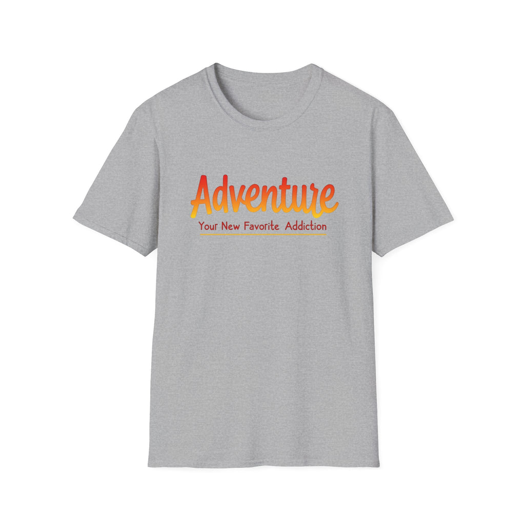 Adventure Your New Favorite Addiction T-Shirt | Retro Script Tee
