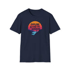 Explore Beyond the Horizon T-Shirt | Sunset Mountain Adventure