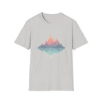 Retro Peaks Reflection T-Shirt | Minimal Nature Tee