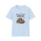 Living for the Next Adventure T-Shirt | Hiking Backpack Design