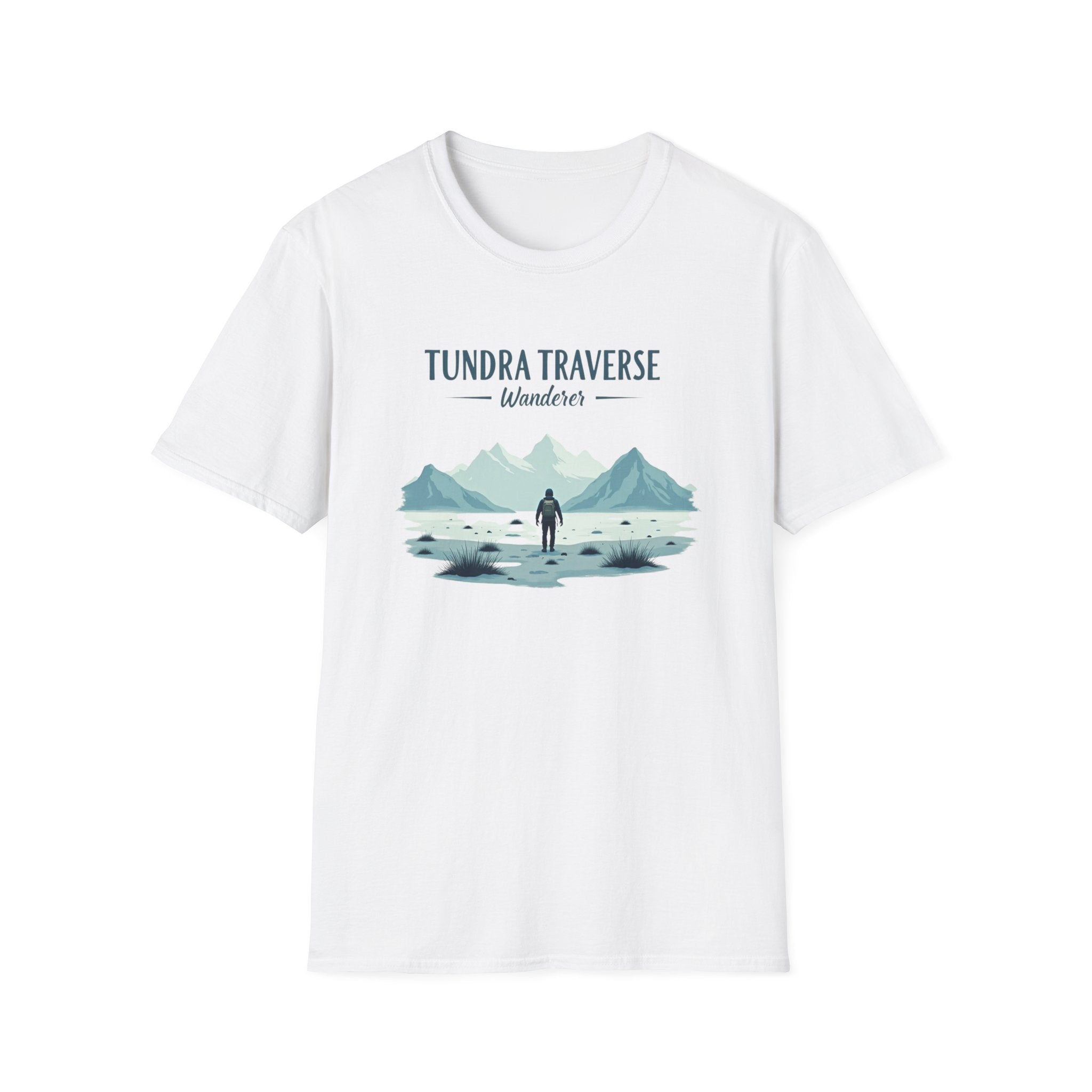 Tundra Traverse Wanderer T-Shirt | Mountain Hiker Graphic Tee