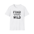 Find Yourself in the Wild T-Shirt | Adventure Typography Tee