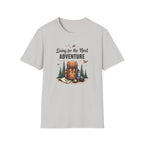 Living for the Next Adventure T-Shirt | Hiking Backpack Design