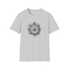 Compass Tattoo Style T-Shirt | Navigation Design