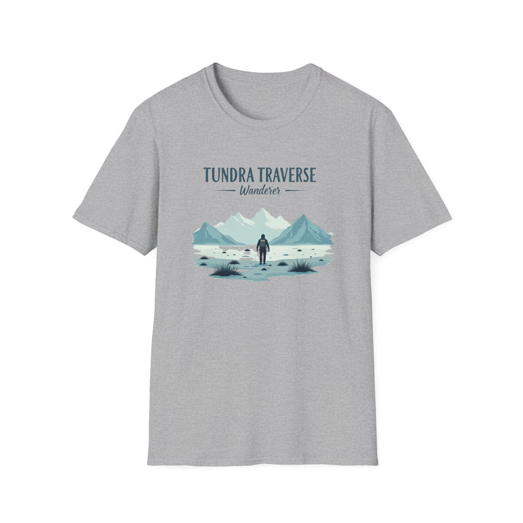 Tundra Traverse Wanderer T-Shirt | Mountain Hiker Graphic Tee