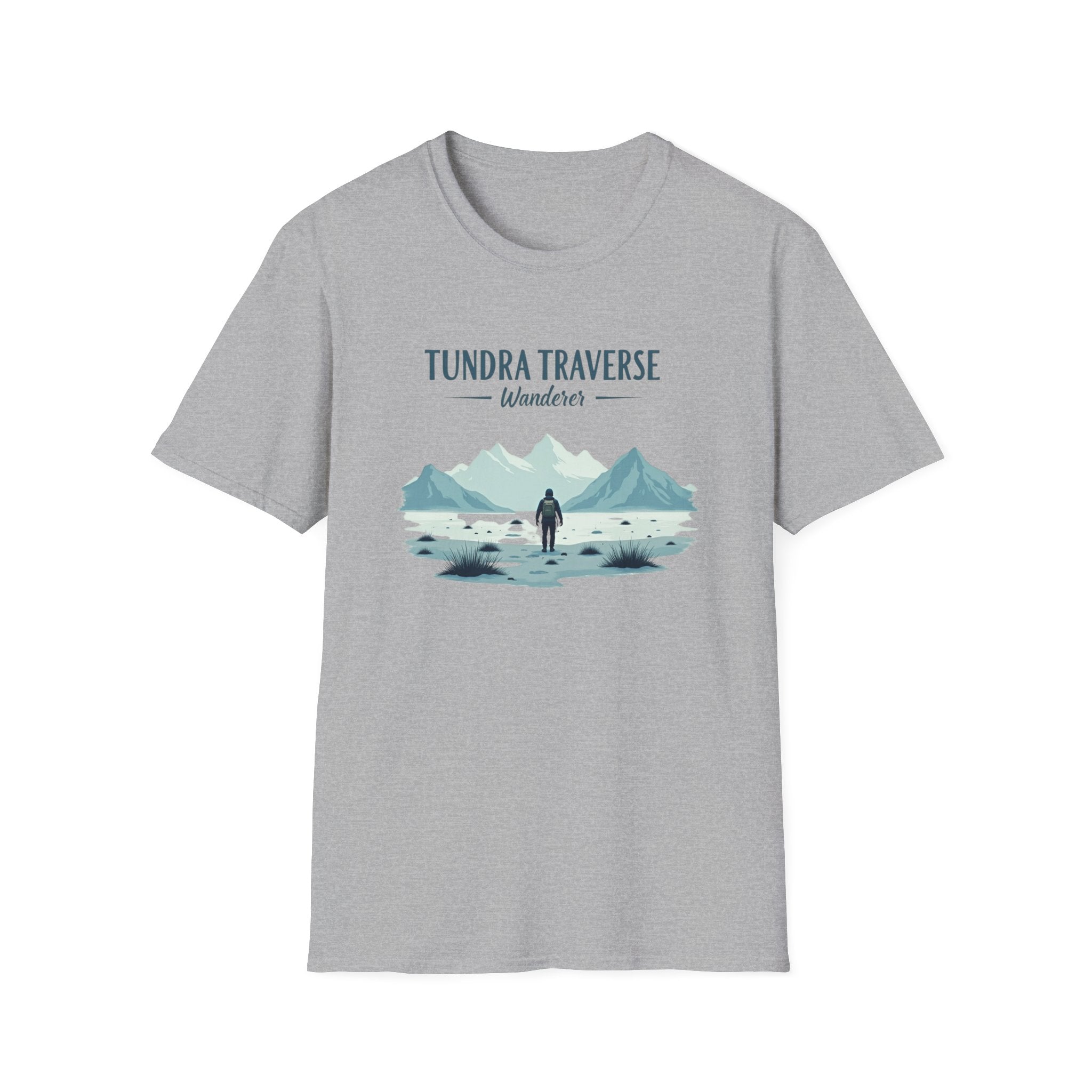 Tundra Traverse Wanderer T-Shirt | Mountain Hiker Graphic Tee