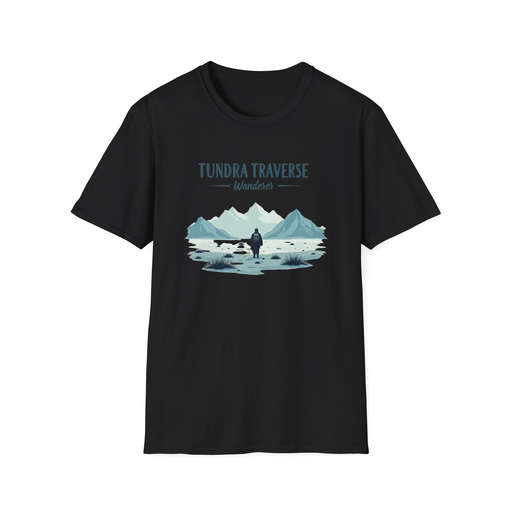 Tundra Traverse Wanderer T-Shirt | Mountain Hiker Graphic Tee