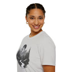 Mountain Landscape T-Shirt | Forest River Night Scene