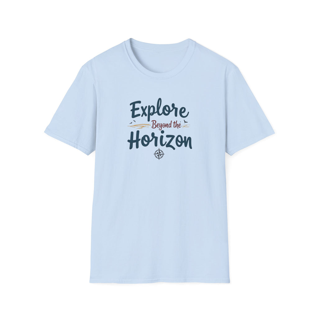 Explore Beyond the Horizon | Typography T-Shirt
